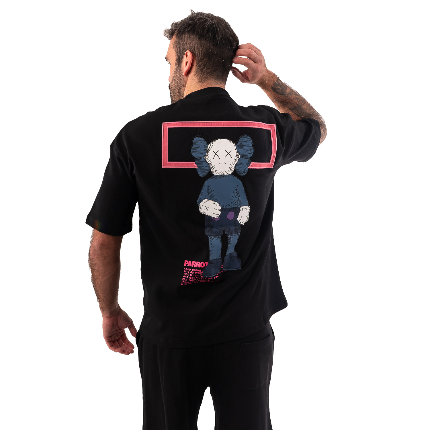 CONJUNTO POLERA CON SHORT PARROT - 3