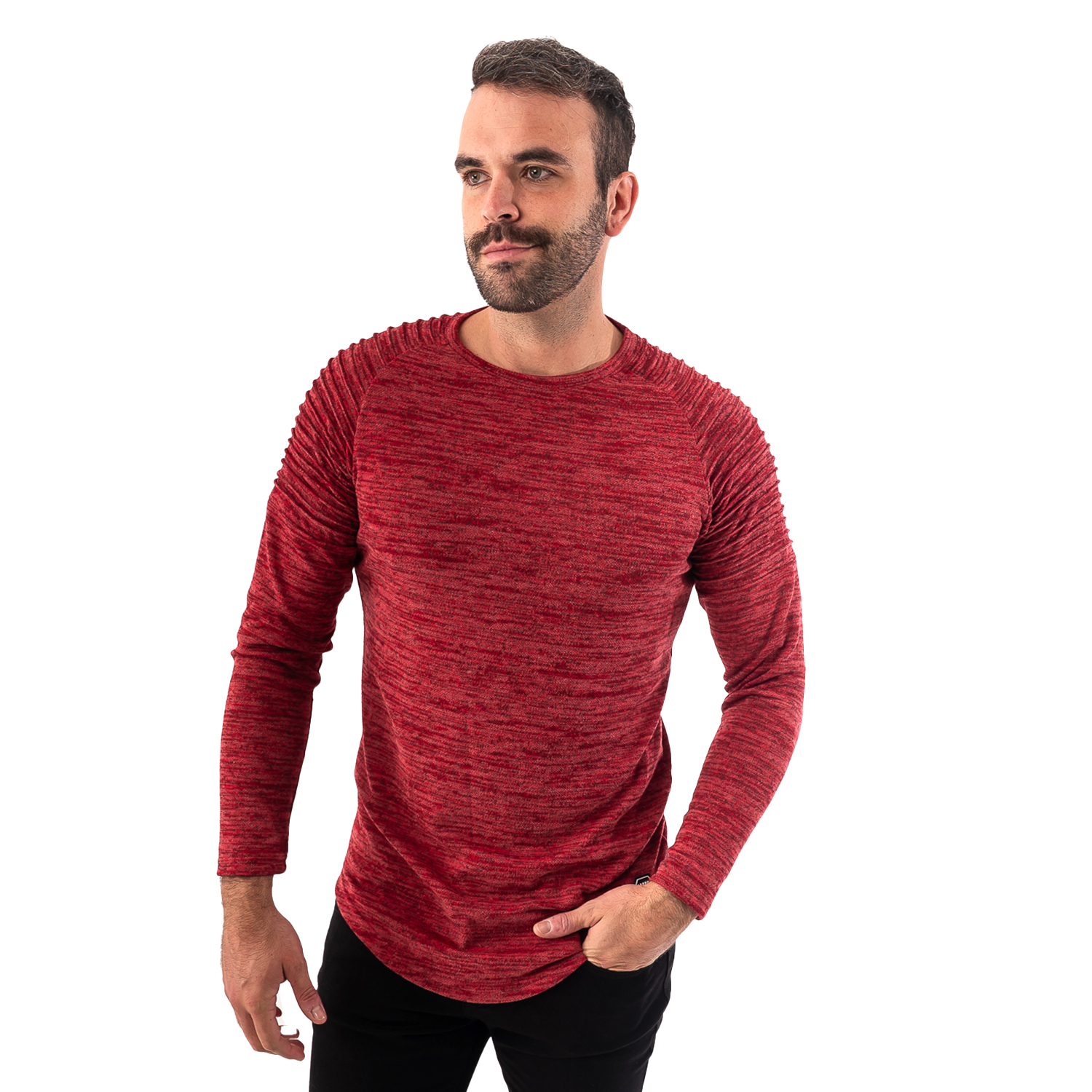 POLERA MANGA LARGA GRUESA, MARCA PARROT - 1