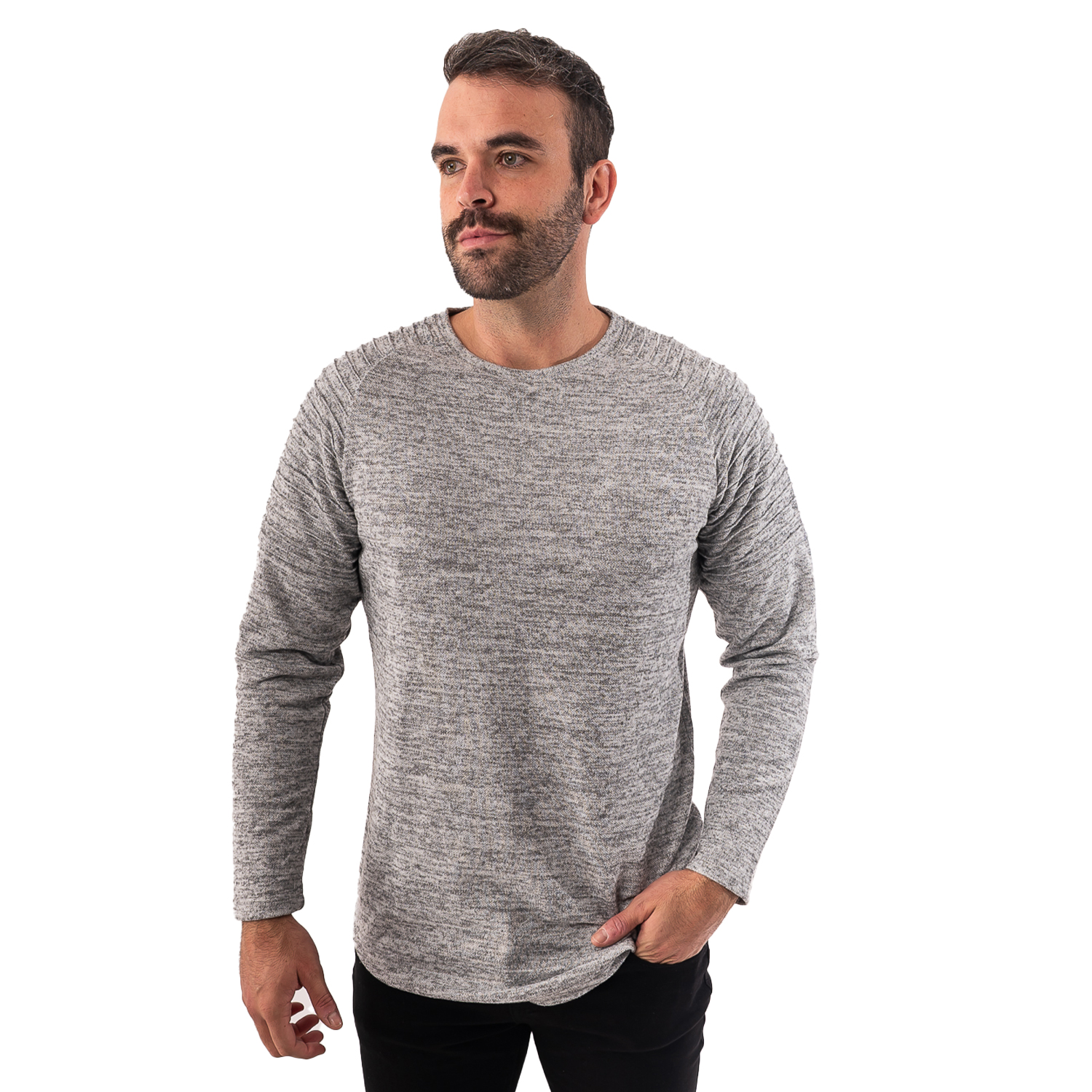 POLERA MANGA LARGA GRUESA, MARCA PARROT - 1