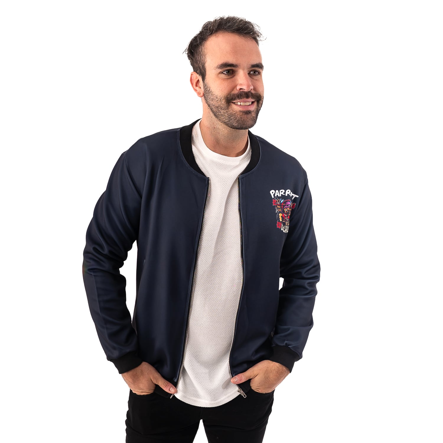 BOMBER SUBLIMADA PARROT - 1