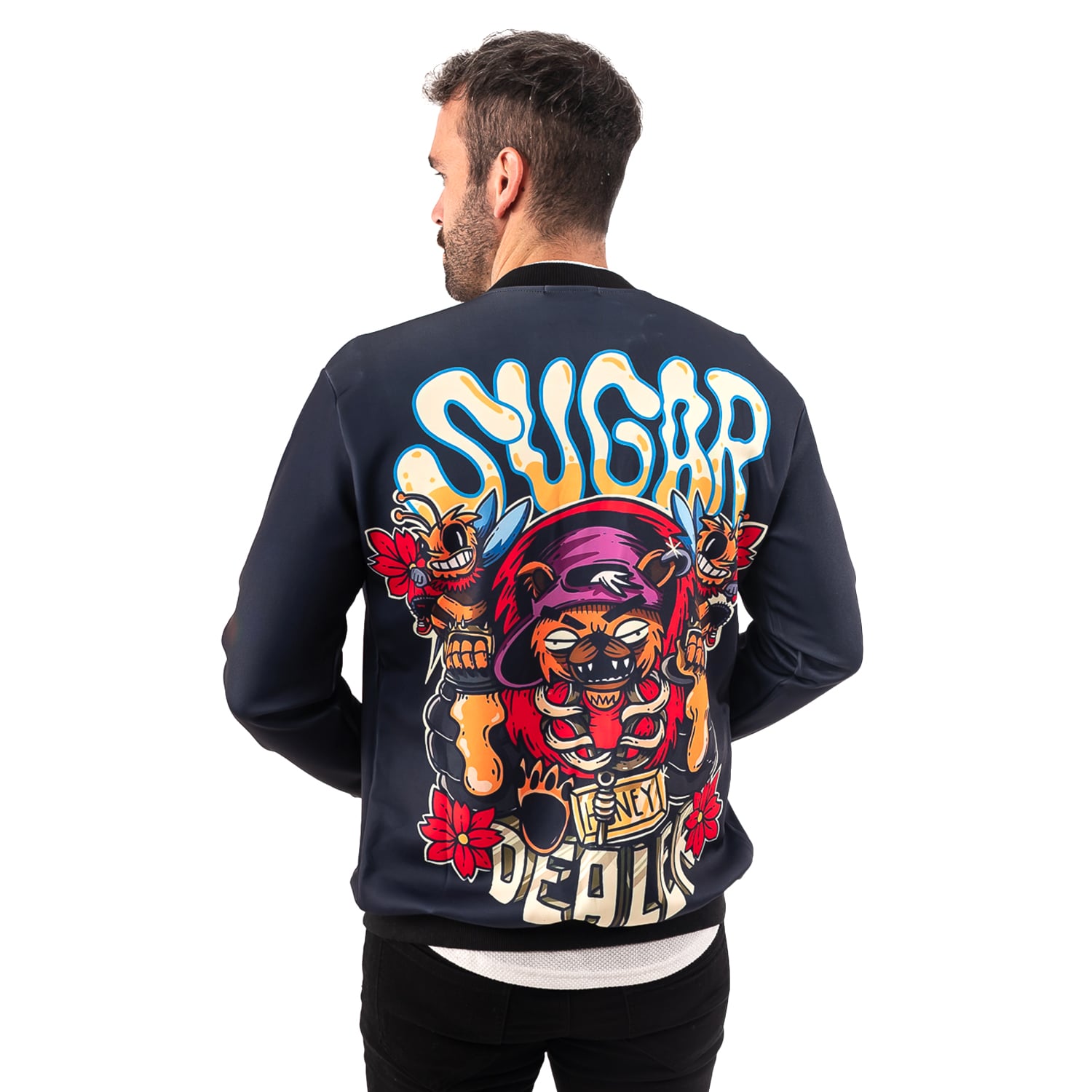 BOMBER SUBLIMADA PARROT - 3