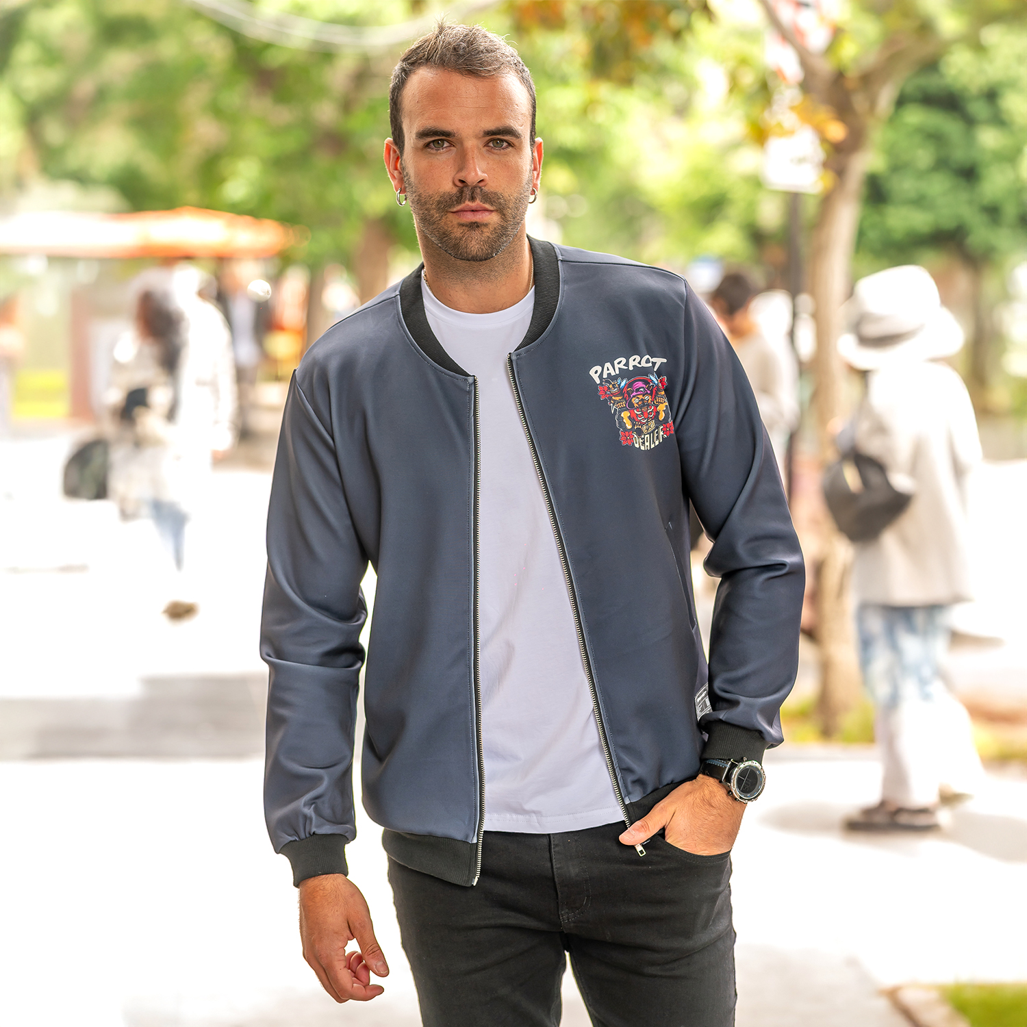 BOMBER SUBLIMADA PARROT - 4