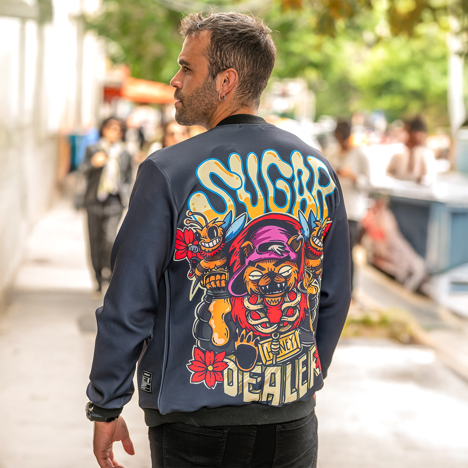 BOMBER SUBLIMADA PARROT - 5