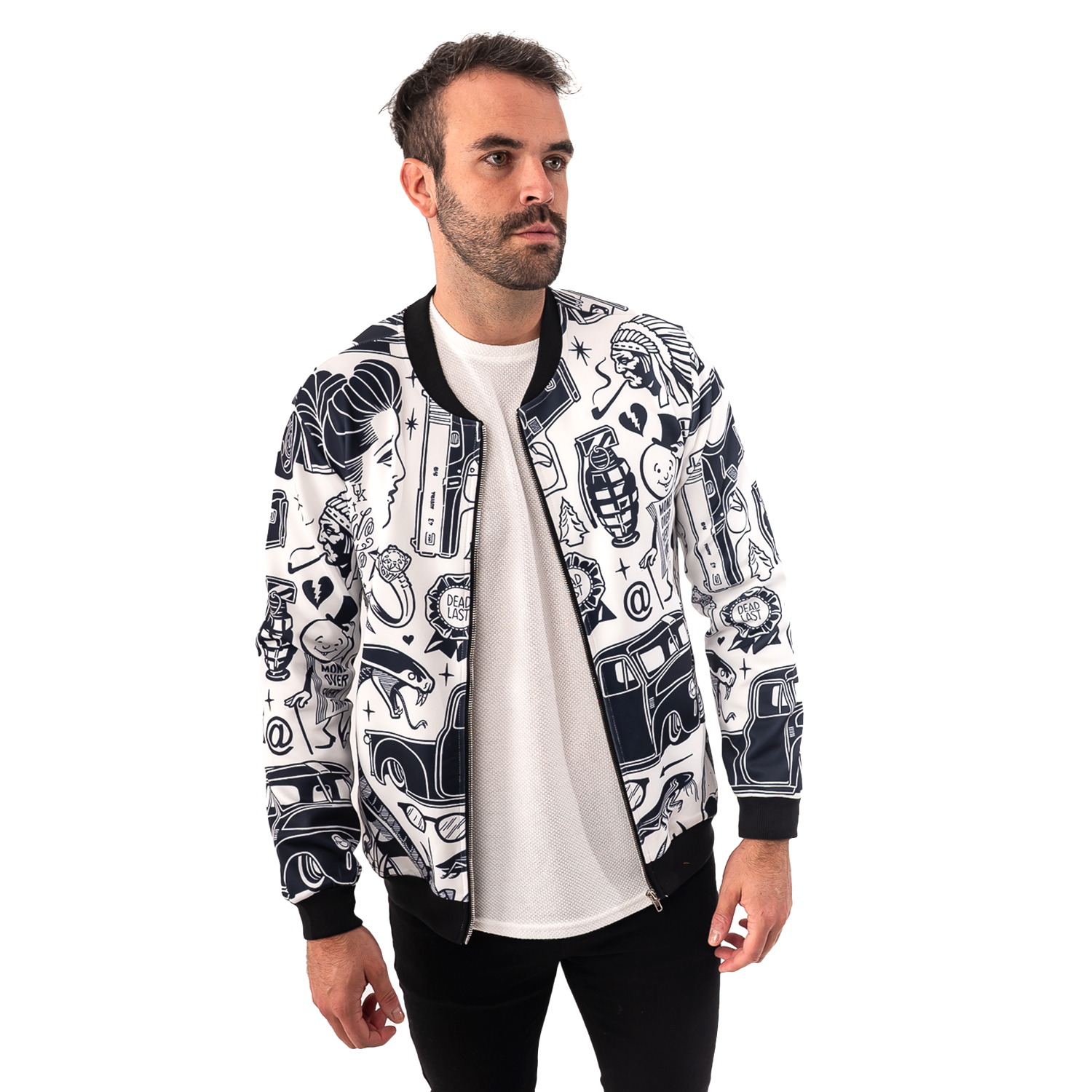 BOMBER SUBLIMADA PARROT - 1