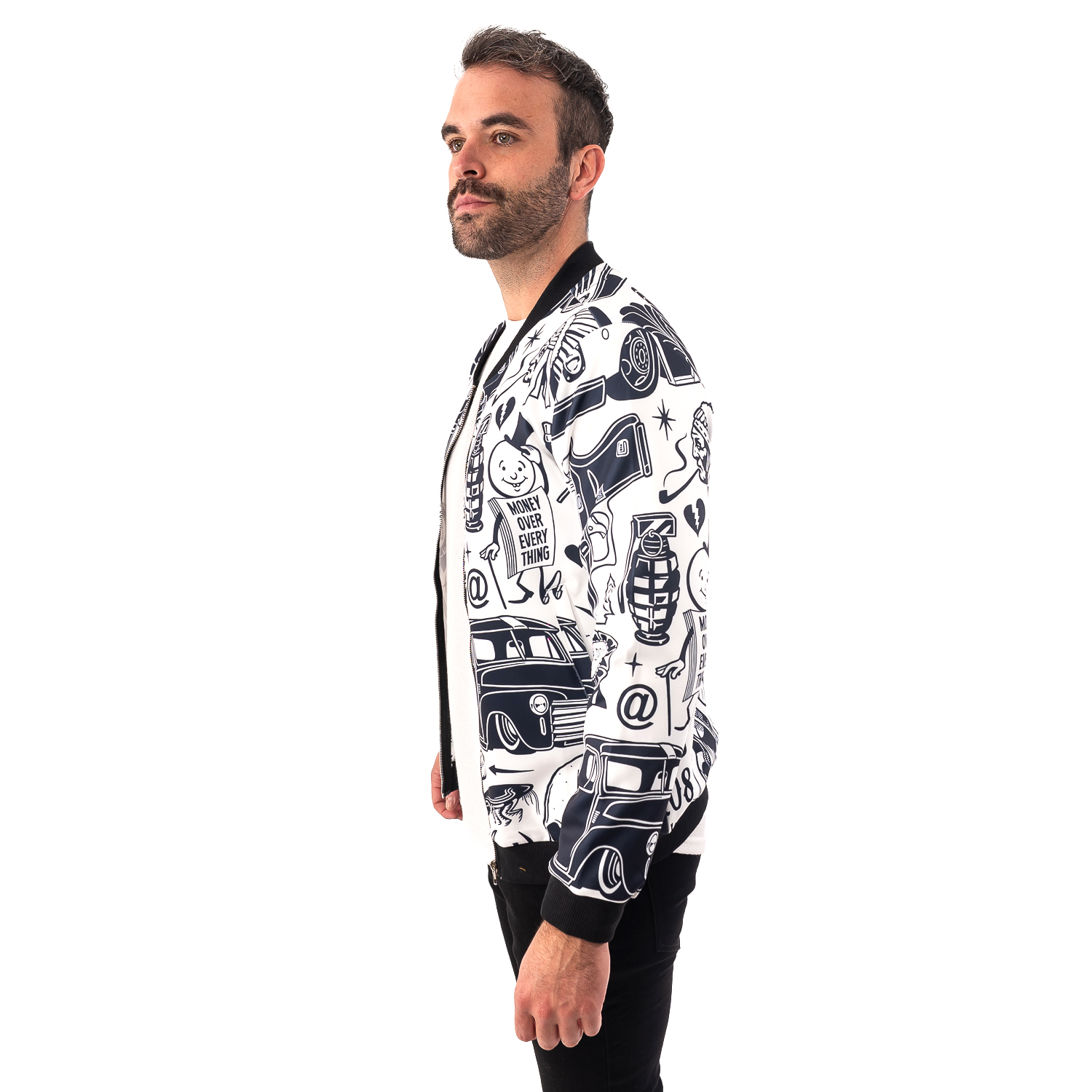BOMBER SUBLIMADA PARROT - 2