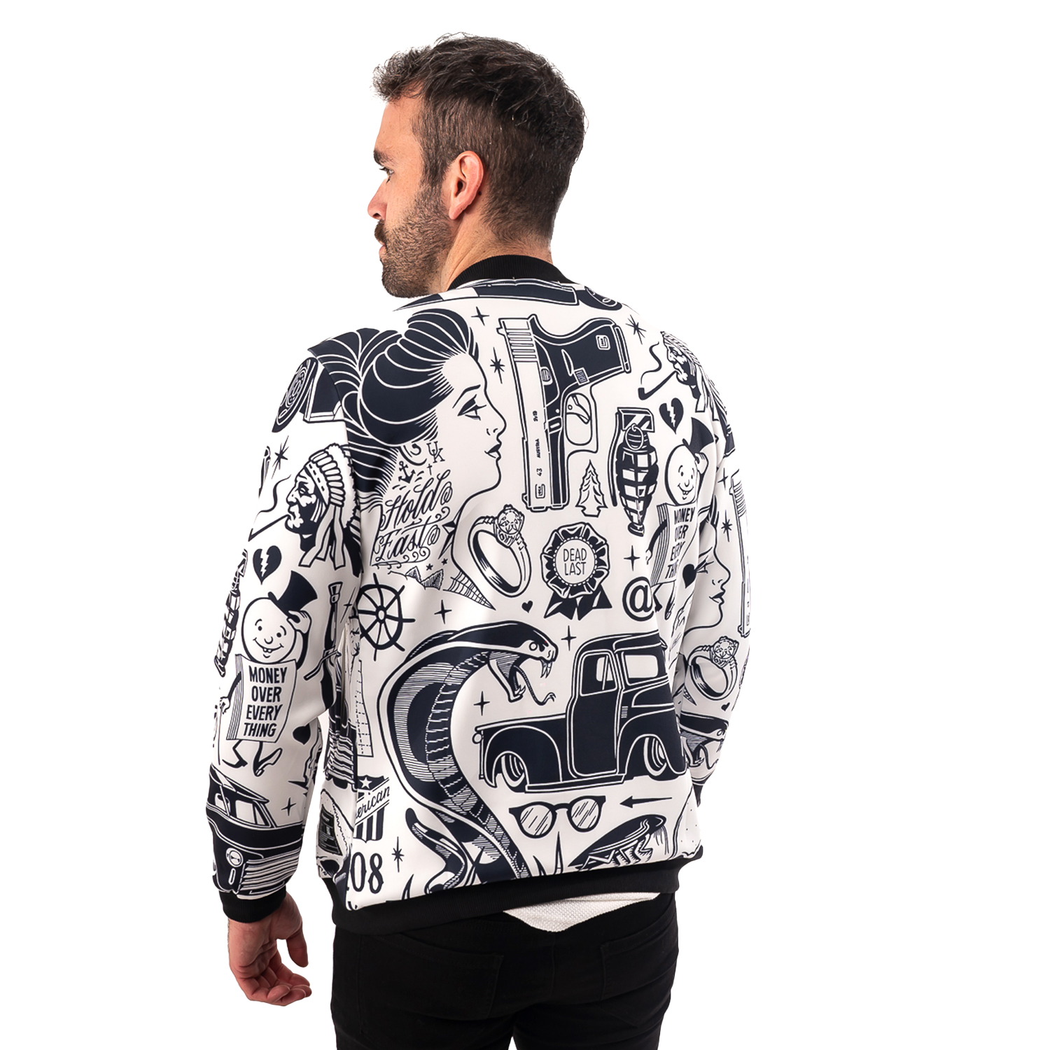 BOMBER SUBLIMADA PARROT - 3