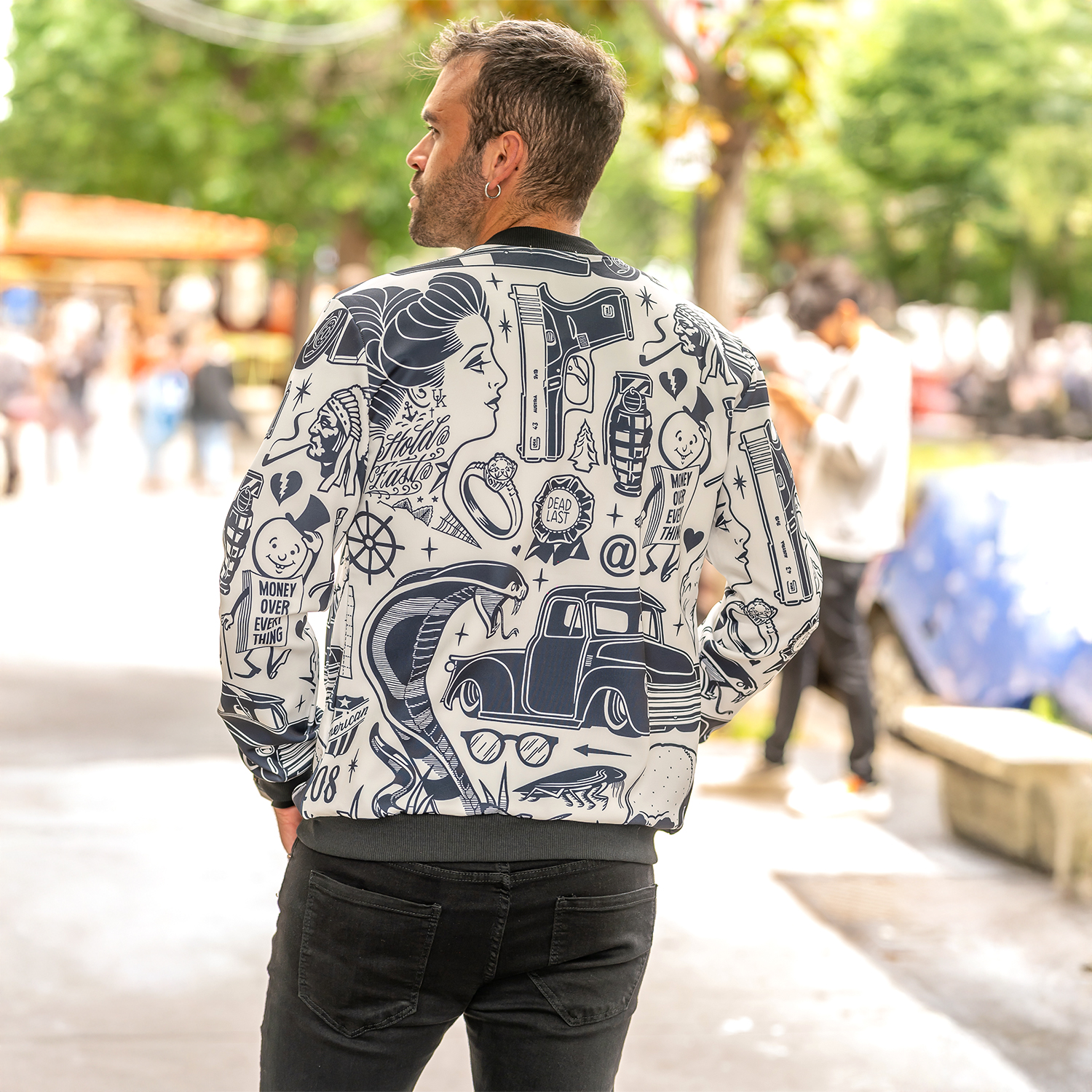 BOMBER SUBLIMADA PARROT - 5