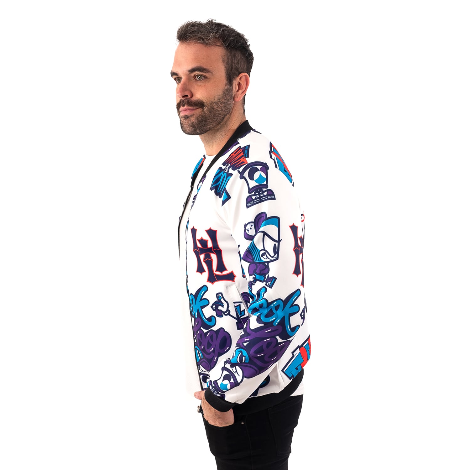 BOMBER SUBLIMADA PARROT - 2