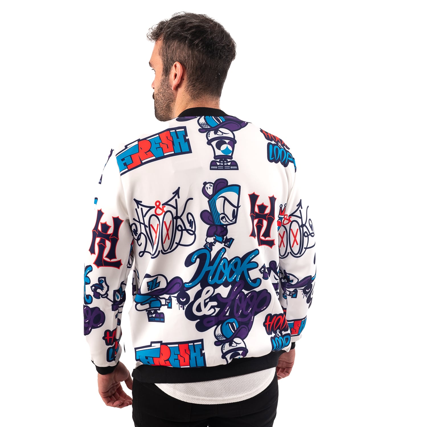 BOMBER SUBLIMADA PARROT - 3