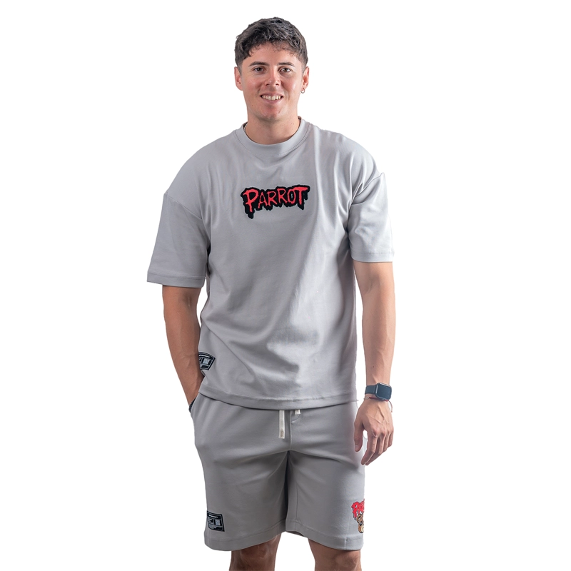 CONJUNTO POLERA Y SHORT PARROT - 1