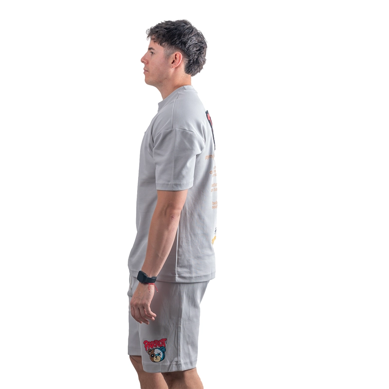 CONJUNTO POLERA Y SHORT PARROT - 2