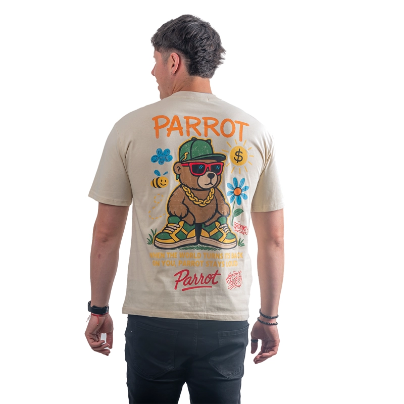 POLERA OVERSIZE MARCA PARROT - 3