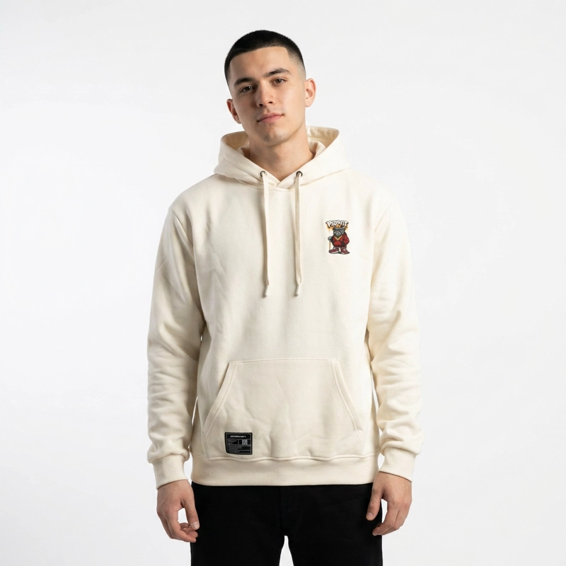 HOODIE BULLDOG PARROT Beige L
