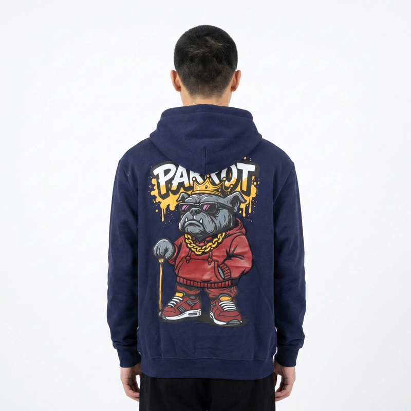 HOODIE BULLDOG PARROT - 3