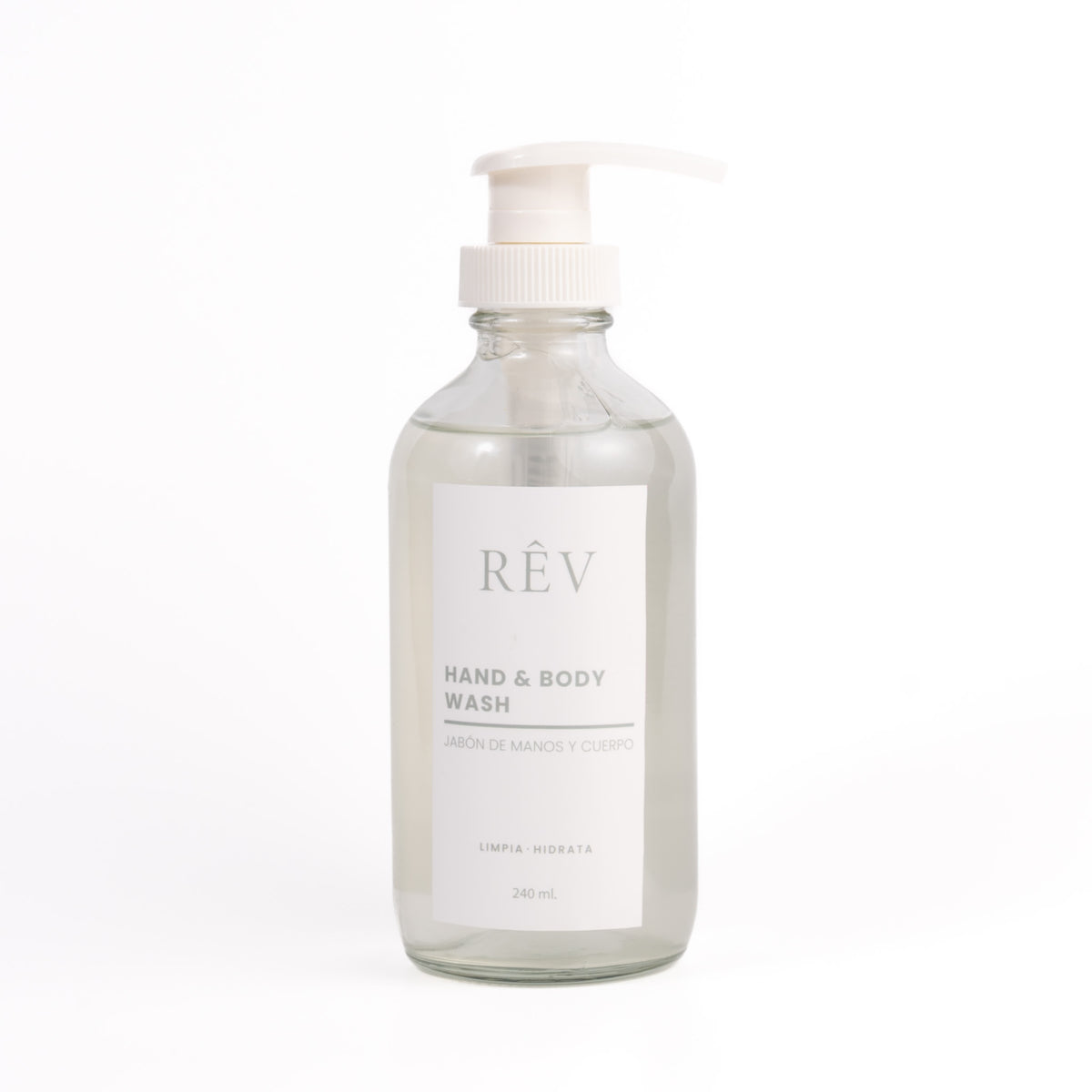 JABON DE MANOS Y CUERPO REV NATURAL HAND AND BODY WASH CON EXTRACTO DE TE VERDE - 1