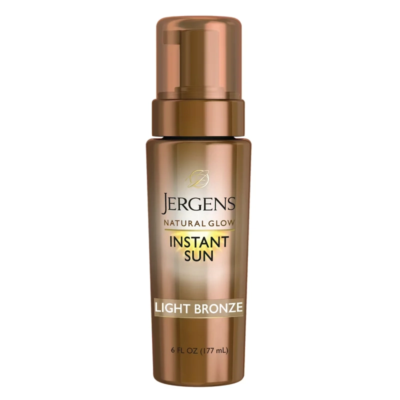 JERGENS NATURAL GLOW - ESPUMA AUTOBRONCEADORA HIDRATANTE INSTANTANEA - 1
