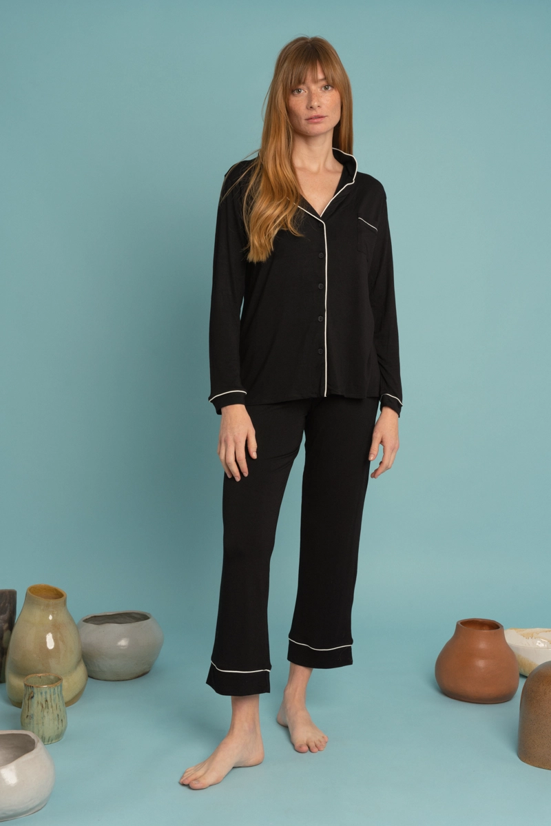 PIJAMA OLIVIA NEGRO - 1