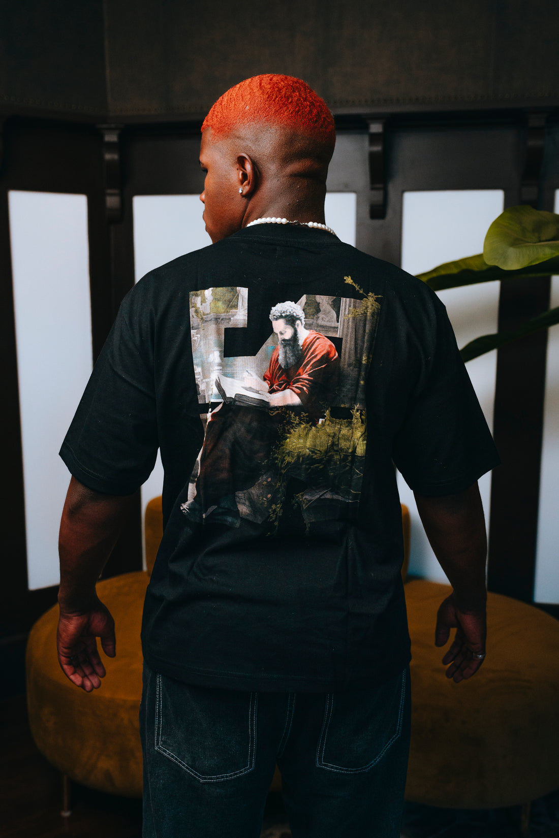 POLERA MARCUS AURELIUS NEGRA UNISEX - 1