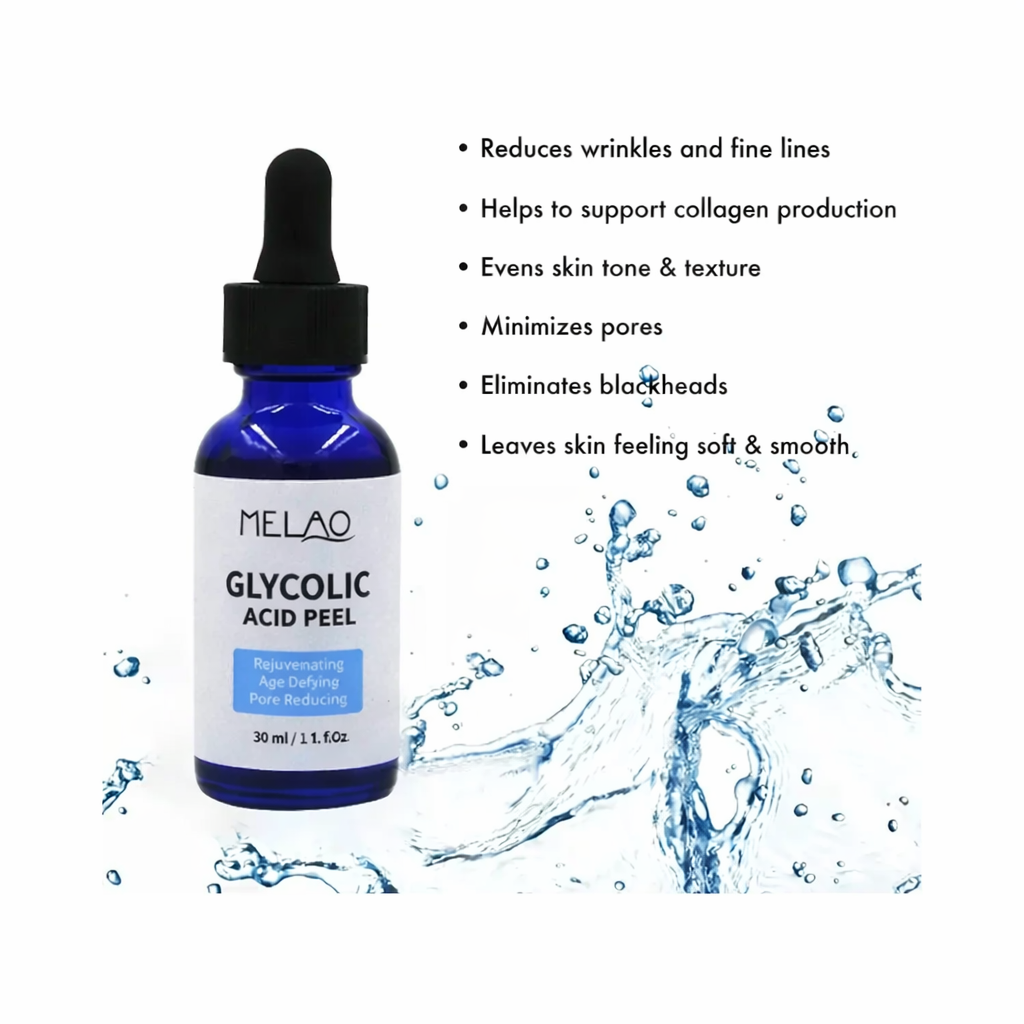 MELAO SERUM ACIDO GLICOLICO 70% 30ML PEELING NORMAL A MIXTA NOCHE - 3