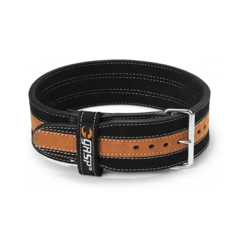 CINTURON DE PESAS PARA GIMNASIO GASP POWER BELT CUERO M - 1