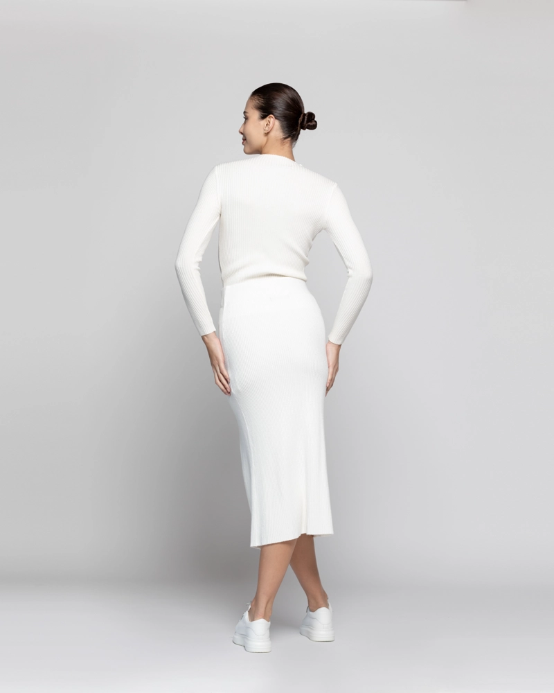 FALDA MUJER COSIMA  NEGRO LINEATRE - 3