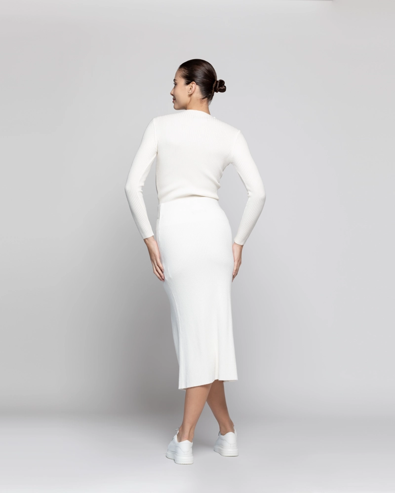 FALDA MUJER COSIMA  NEGRO LINEATRE - 3