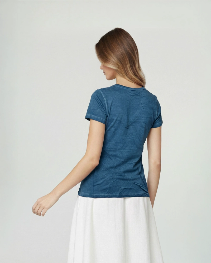 POLERA MUJER ANTONELLA REGULAR JEANS LINEATRE - 8