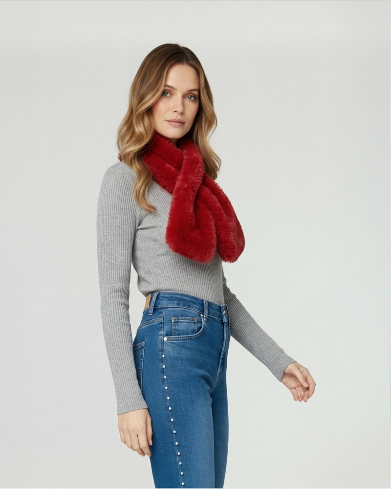 CUELLO MUJER STELLA ROJO LINEATRE - 2