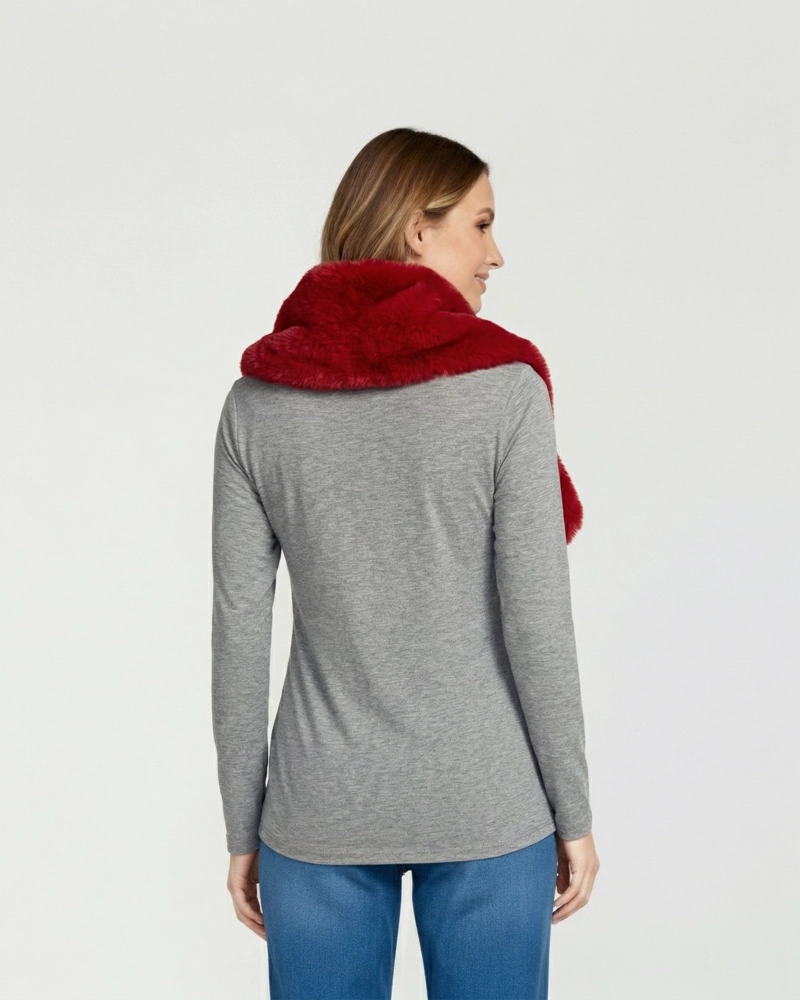 CUELLO MUJER STELLA ROJO LINEATRE - 3