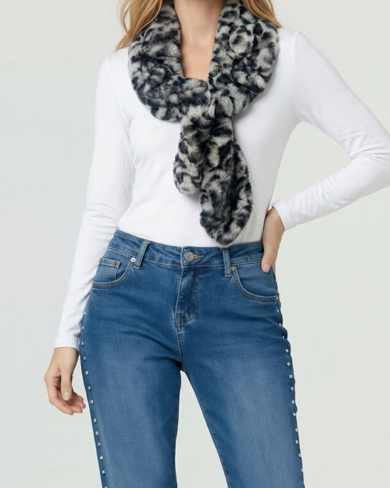 CUELLO MUJER SOLEDAD GRIS LINEATRE - 2