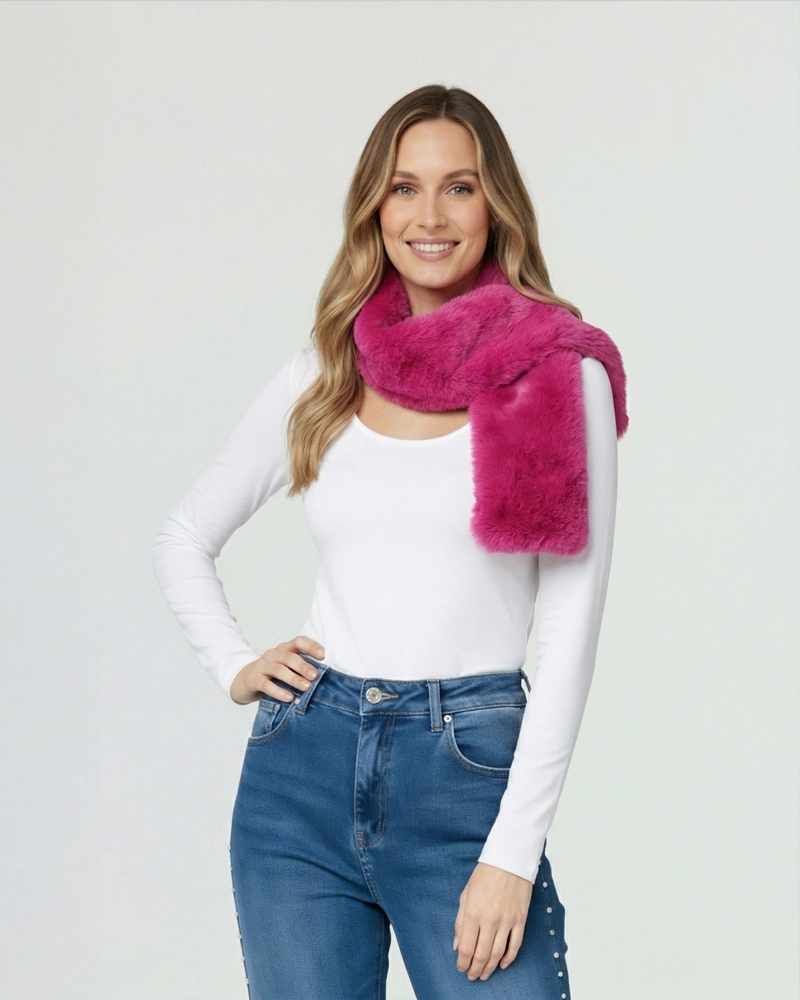CUELLO MUJER STELLA FUCSIA LINEATRE - 1