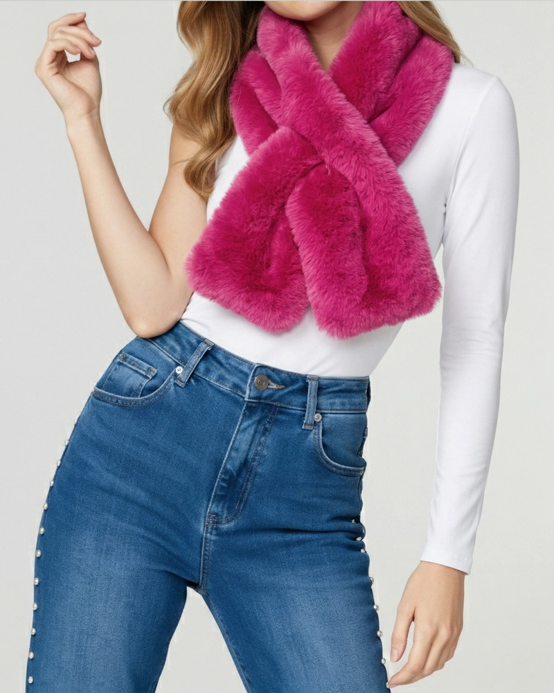 CUELLO MUJER STELLA FUCSIA LINEATRE - 2