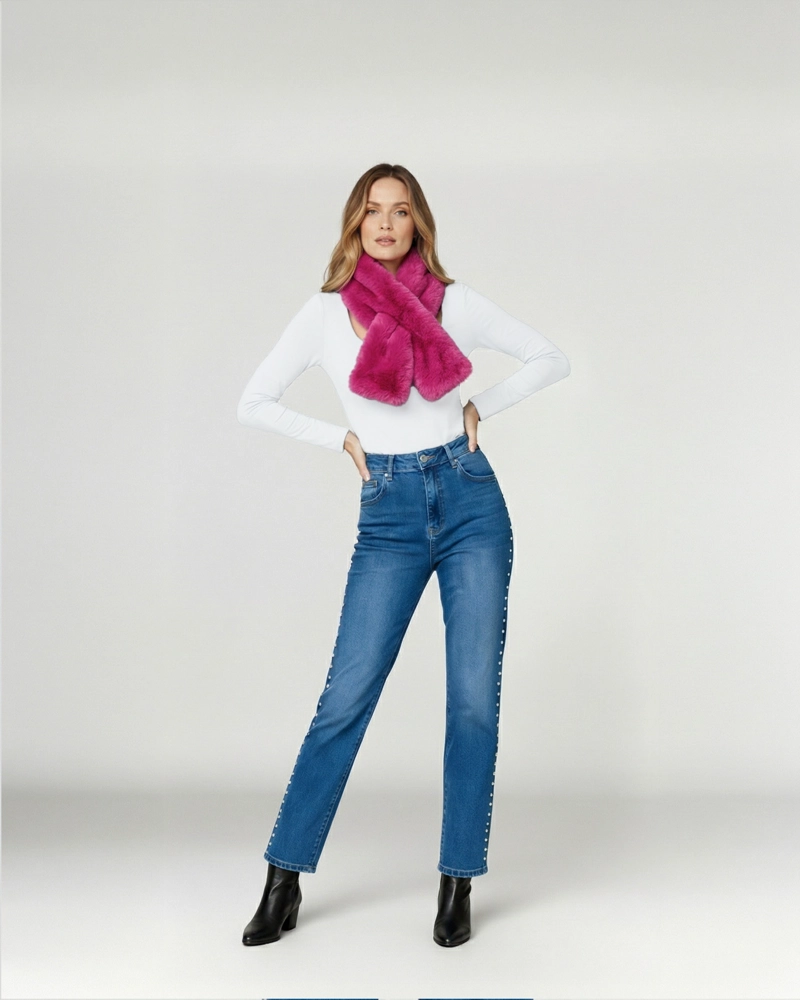 CUELLO MUJER STELLA FUCSIA LINEATRE - 4