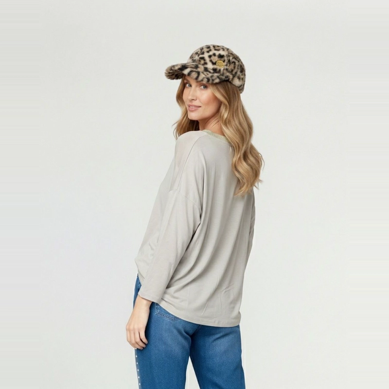 GORRO MUJER VALERIA BEIGE LINEATRE - 2