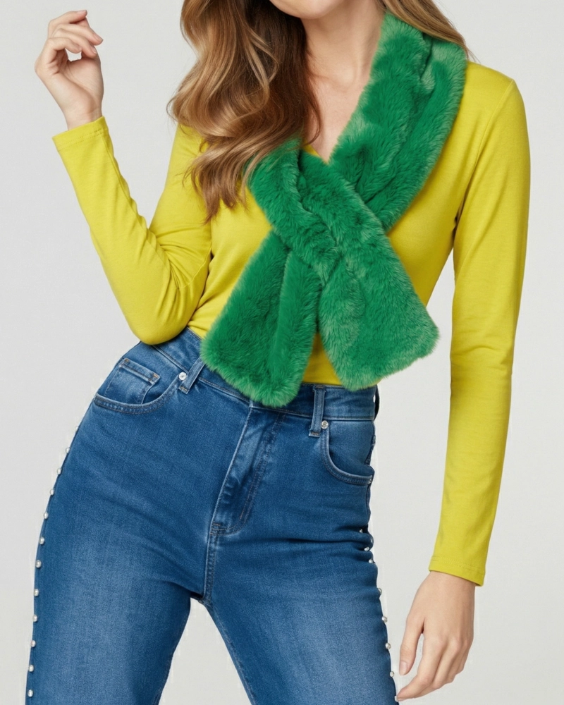 CUELLO MUJER STELLA VERDE LINEATRE - 2