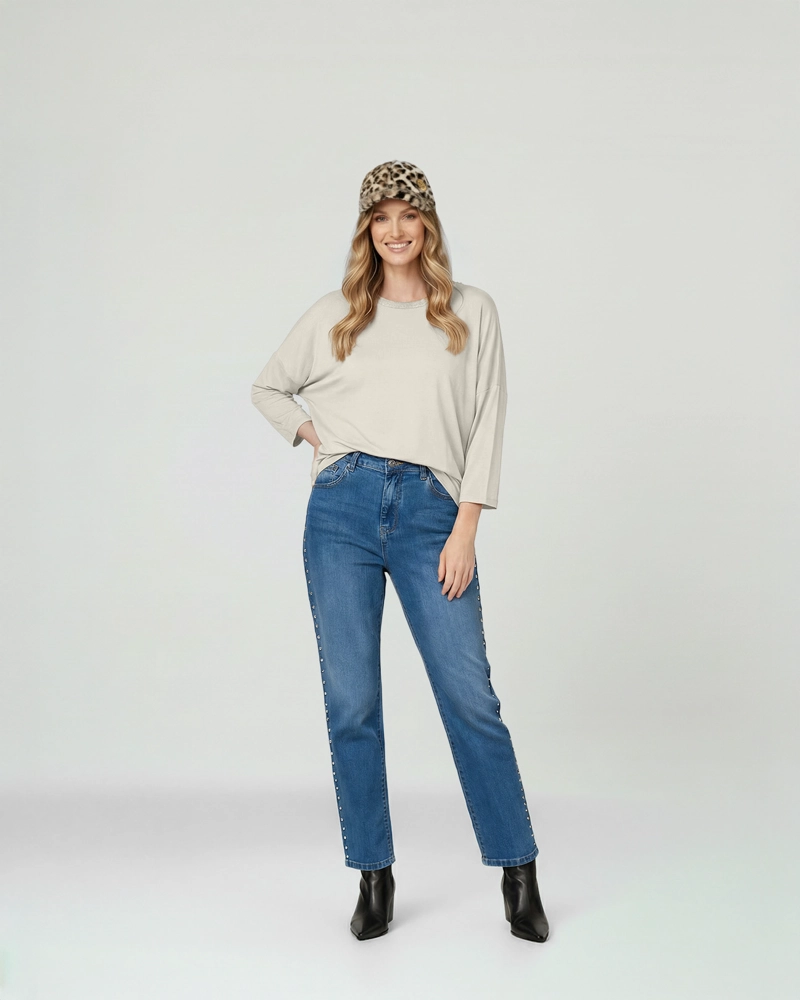 GORRO MUJER VALERIA CAMEL LINEATRE - 3