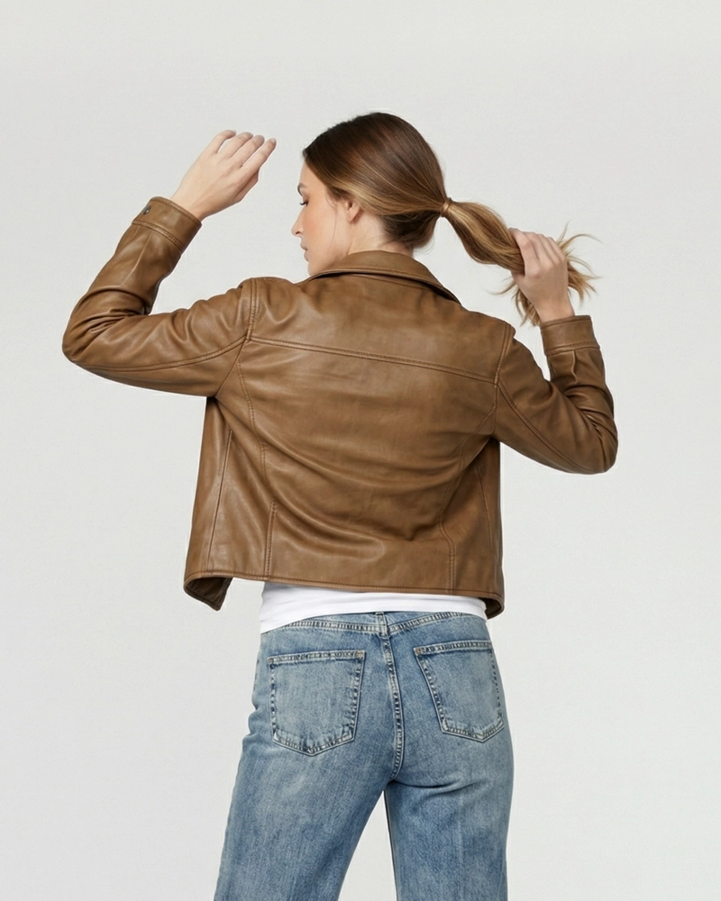 CAMISA MUJER EMILIA RELAXED CUELLO TIPO CAMISA MANGA TIPO CAMISA CHOCOLATE LINEATRE - 2