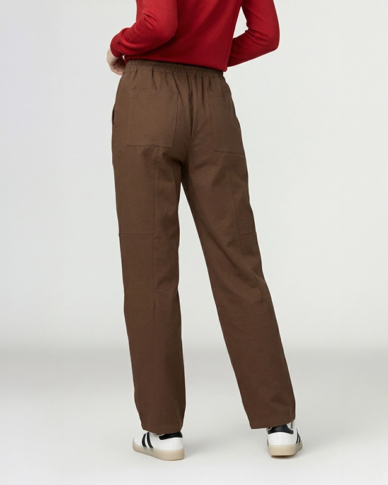 PANTALON MUJER BEATRIZ GRIS LINEATRE - 2