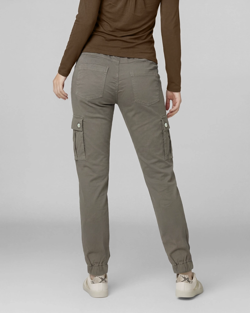 PANTALON MUJER ROSARIO RELAXED FANGO LINEATRE - 2