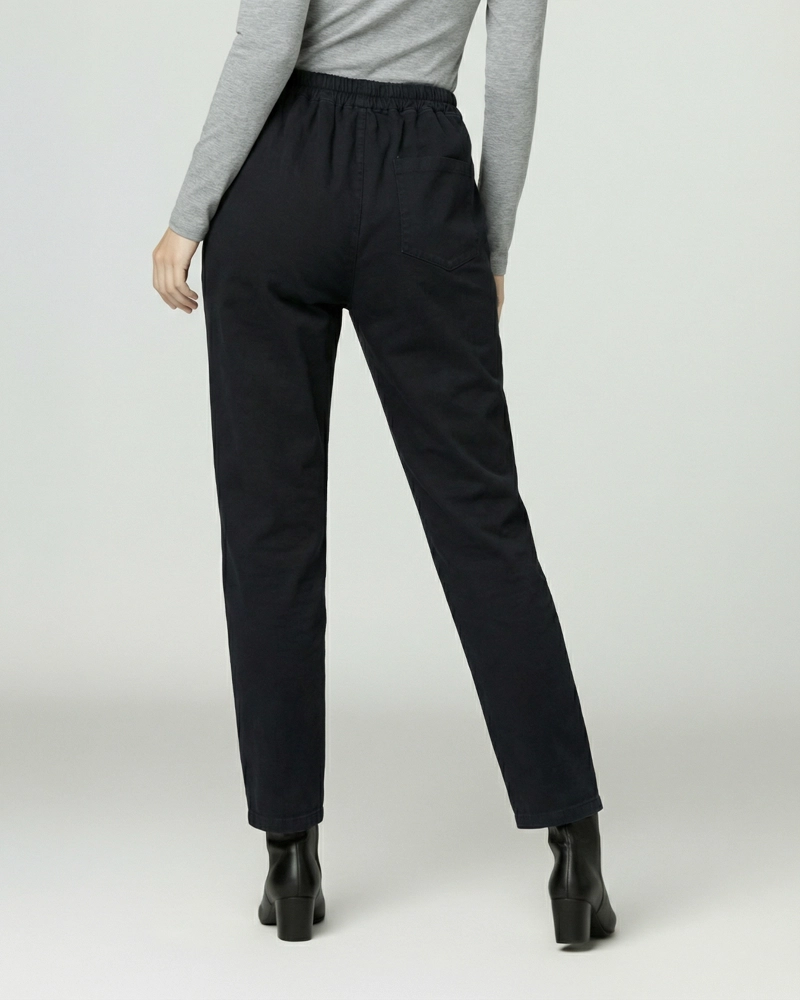 PANTALON MUJER CARMEN REGULAR NEGRO LINEATRE - 2