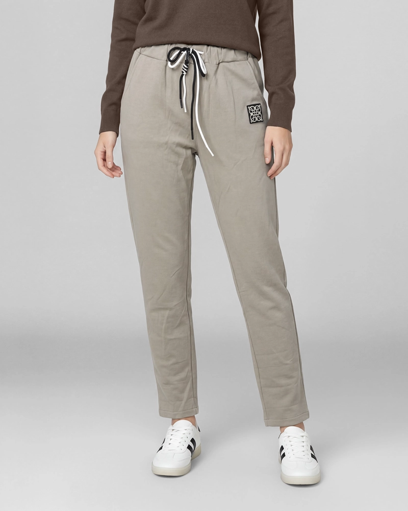 PANTALON MUJER ANNA REGULAR BEIGE LINEATRE - 1