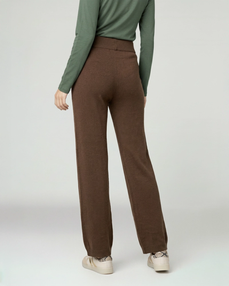 PANTALON MUJER GIOVANNA REGULAR CHOCOLATE LINEATRE - 2