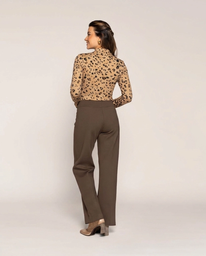 BODY ANIMAL PRINT AJUSTADO MOKA LUDOVICA - 2
