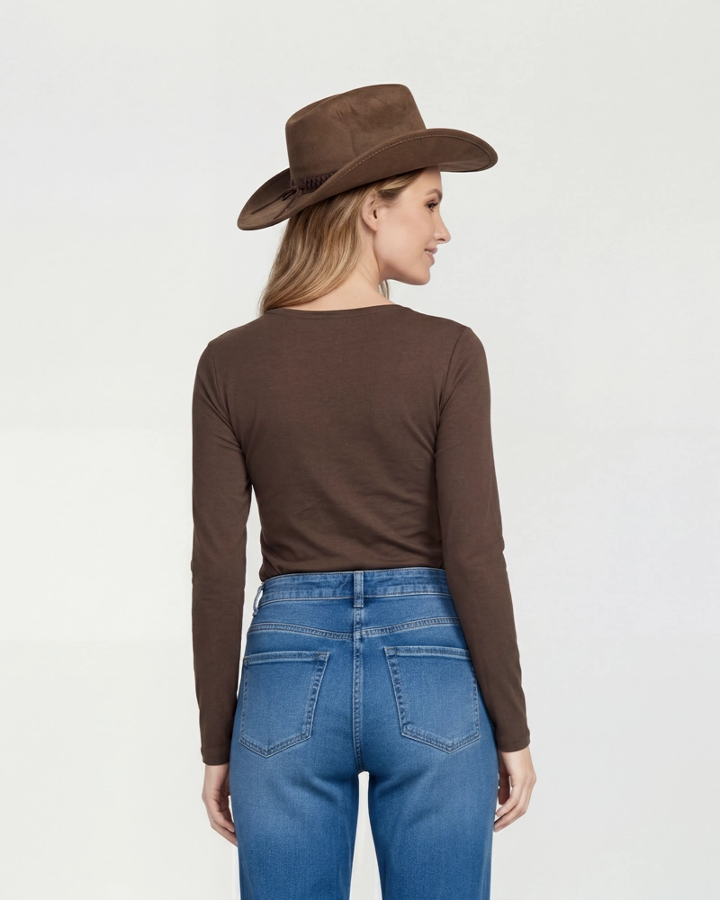 SOMBRERO MUJER EMILIA TAUPE LINEATRE - 2