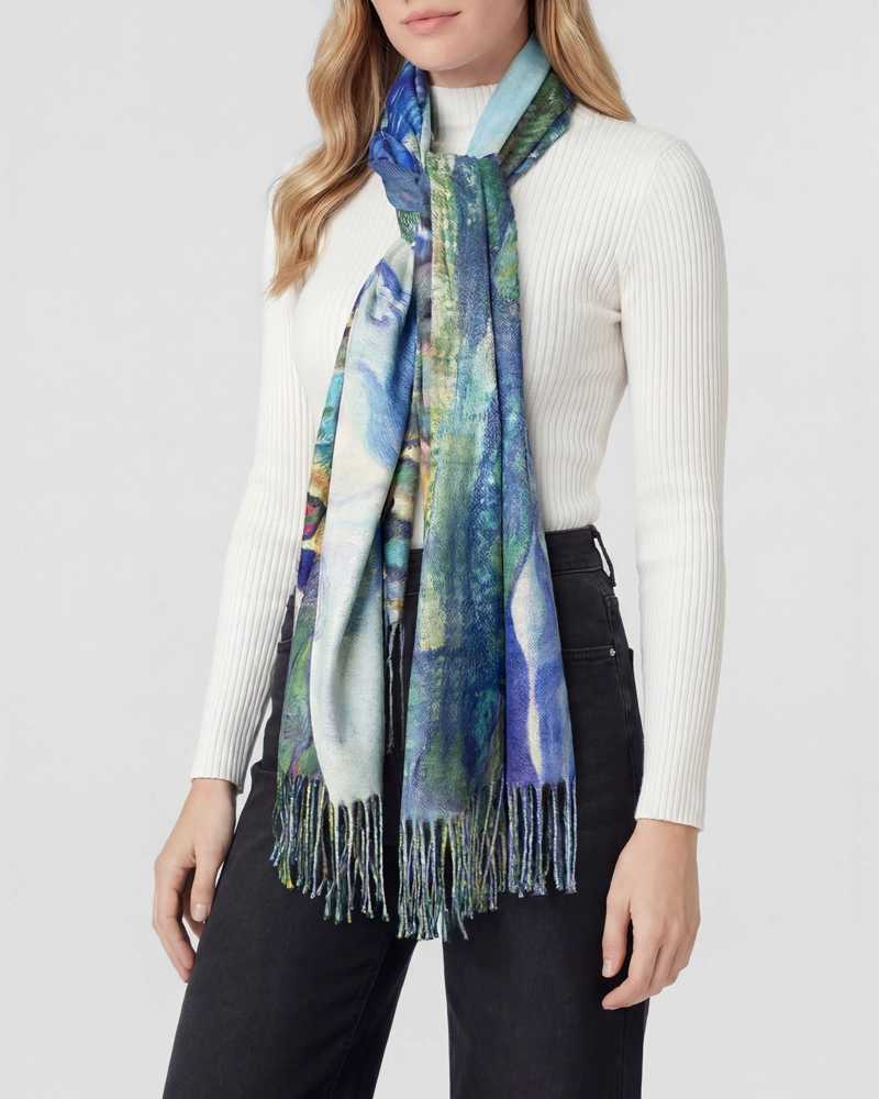 ECHARPE MUJER FLAVIA VERDE LINEATRE - 1