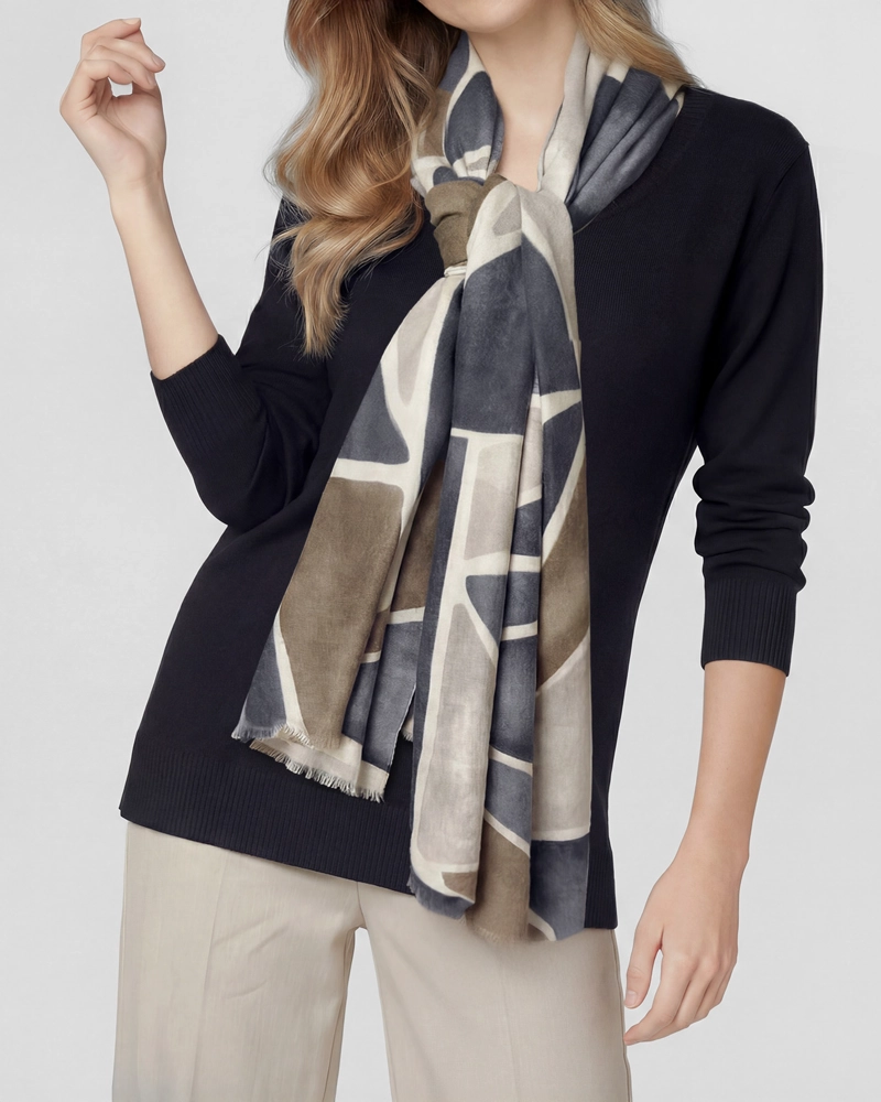 ECHARPE MUJER LARA GRIS LINEATRE - 2