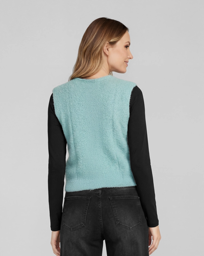 GILLET MUJER FERNANDA CUELLO EN V CIELO LINEATRE - 2