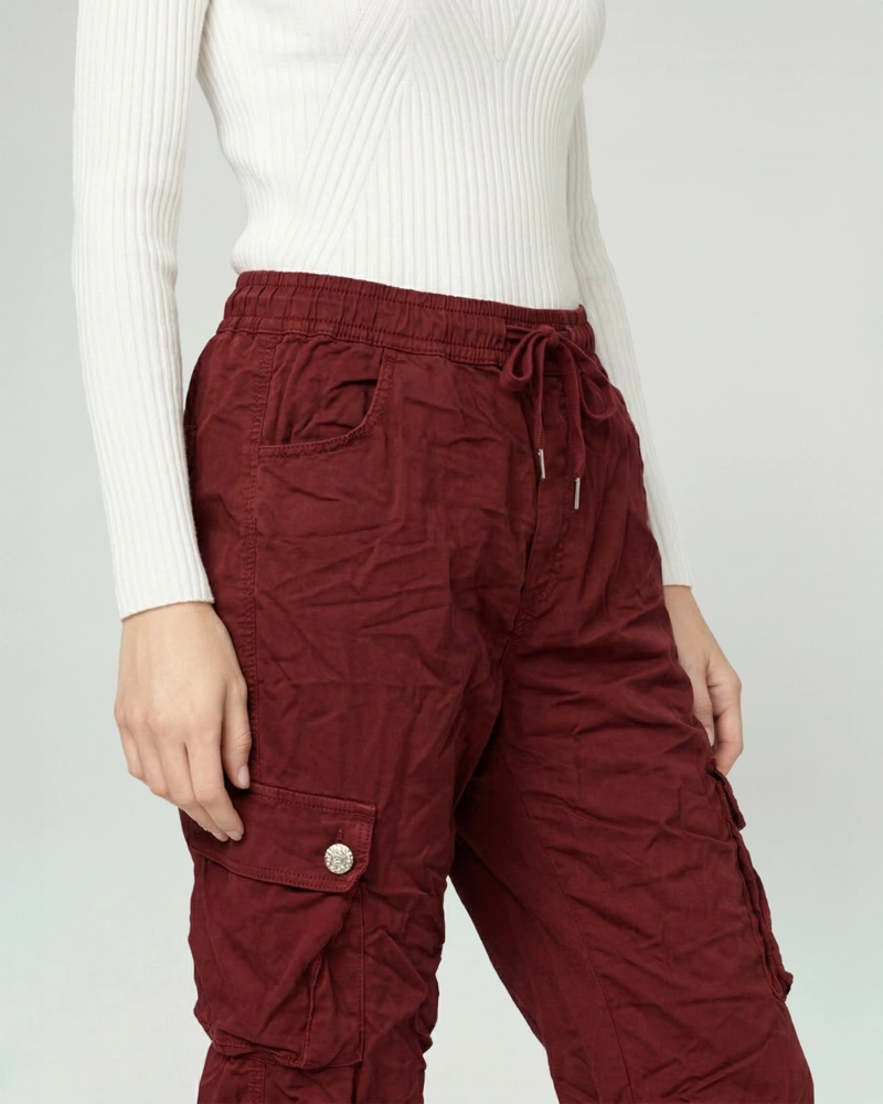 PANTALON MUJER ROSARIO RELAXED INDIA LINEATRE - 4