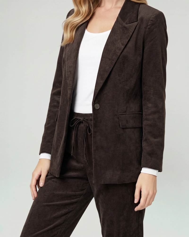 CHAQUETA MUJER IDA CHOCOLATE LINEATRE - 2