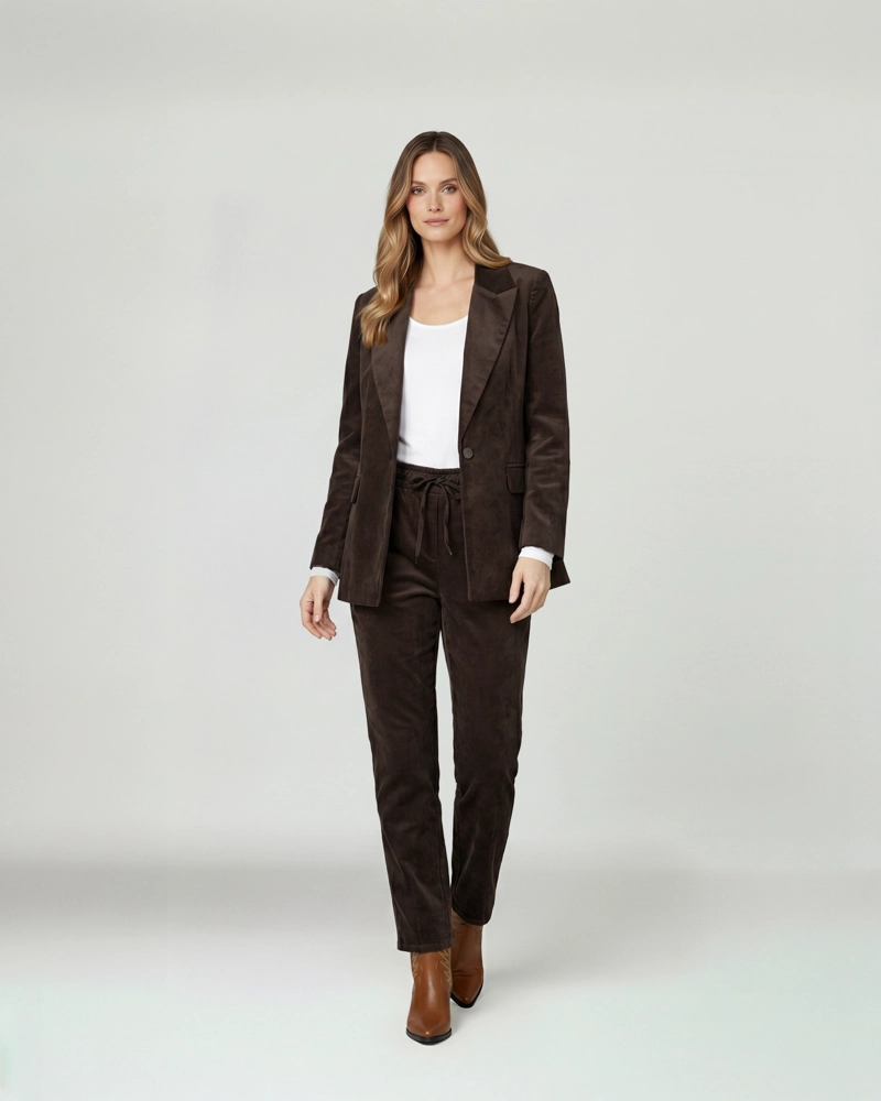 CHAQUETA MUJER IDA CHOCOLATE LINEATRE - 4